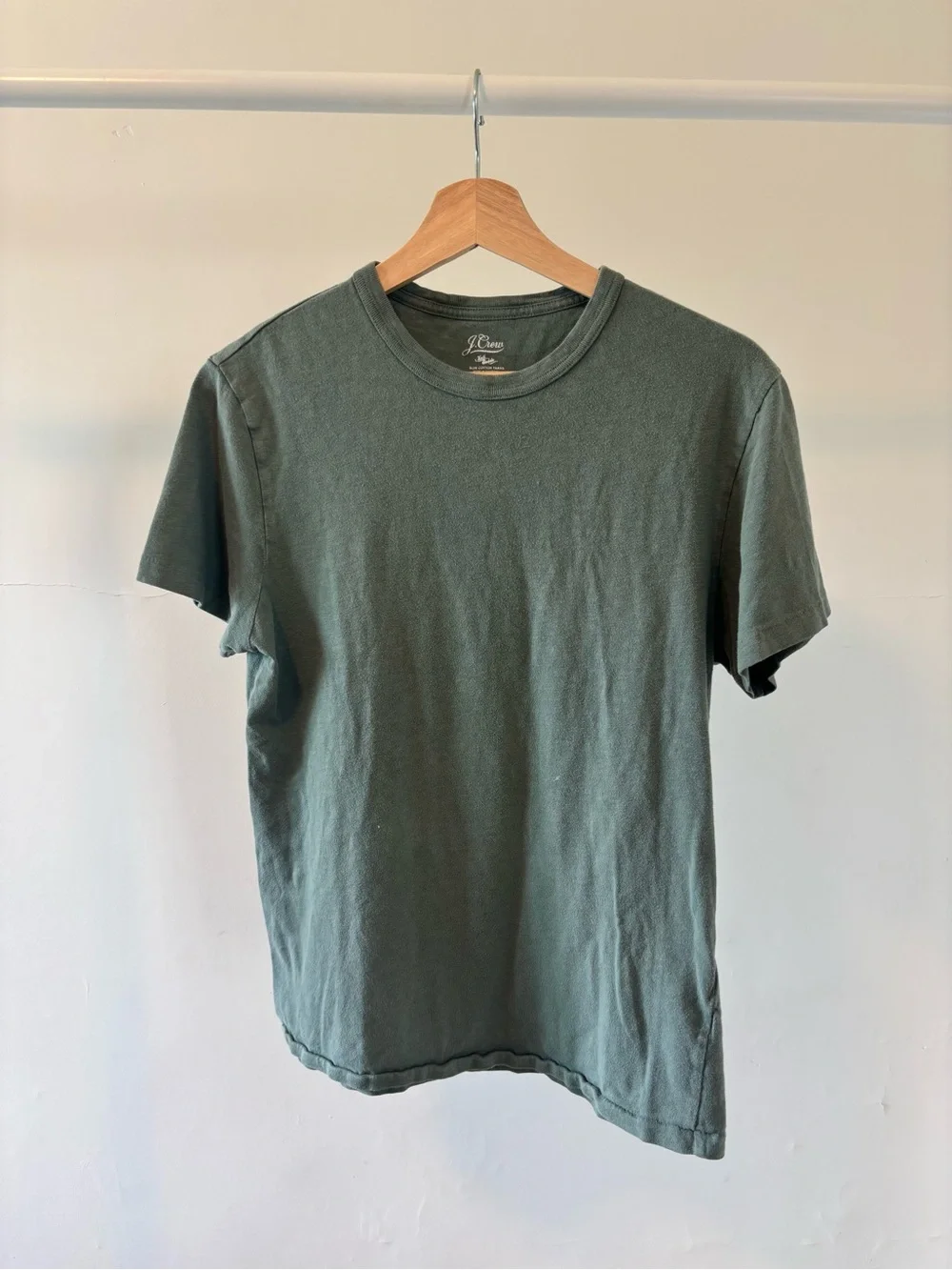 J. Crew Short-Sleeve Crewneck T-Shirt in Olive